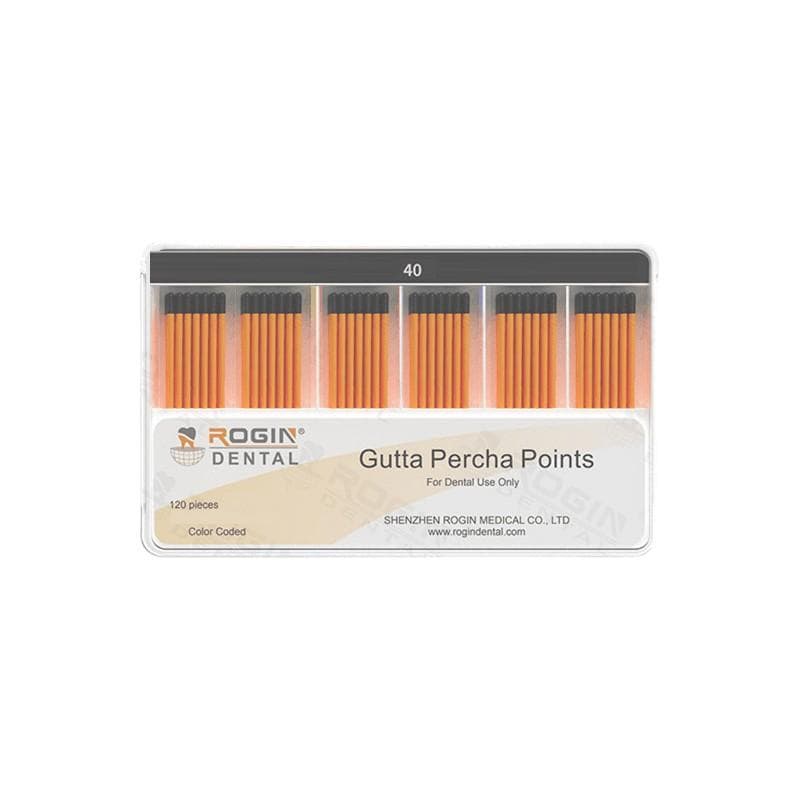 Rogin Gutta Percha Points Taper 2% #40