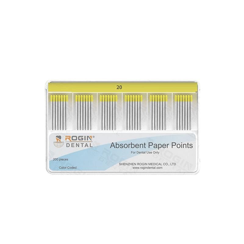 Rogin Absorbent Paper Points Taper 2% #20