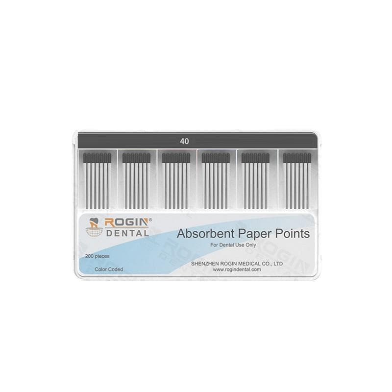 Rogin Absorbent Paper Points Taper 2% #40